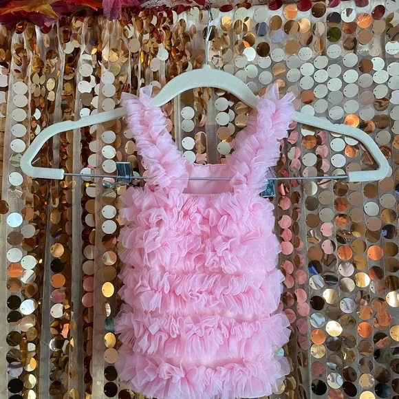 Bundle of 4 tulle ruffly skirts and one tiny ruffly tank top - Picture 8 of 16